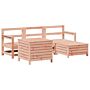 Vidaxl 5 Piece Garden Sofa Set Solid Wood Douglas Fir