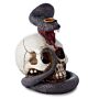 Snake And Skull Backflow Incense Burner