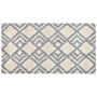 Area Rug Beige And Rug Cotton 80 X 150 Cm Rectangular Hand Tufted Decor