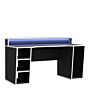 Tezaur Gaming Desk With Led In Black/white