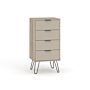 Augusta Driftwood 4 Drawer Narrow Chest Of Drawers