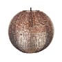 Pendant Light Copper Metal Globe Lamp Sparkle Scales