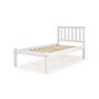 Manila Lfe Pine Bed Single White