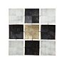 Wall Decor Geometric Multicolour Metal Squares