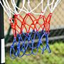 Homcom Portable Basketball Hoop Stand 160-210cm Adjustable Height Sturdy Rim Hoop W/ Large Wheels Stable Base & Net Free Standing