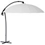 Outsunny 2.7m Cantilever Parasol, With Cross Base - Grey