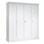 Paris Wardrobe With 4 Doors In White