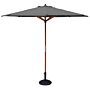 Willington Grey 2.7m Wooden Parasol