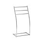 Towel Stand Glossy Silver Steel 3 Rails Bathroom Accessories Standing Towel Rack