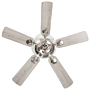 Ceiling Fan With Light Ventilator Silver With Light Wood Pull Switch 3 Speed Options Metal Plywood