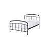 Halston 4.6ft Double Black Bed