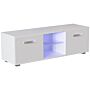 Cosmo 2 Door Led Tv Unit, 120cm, White