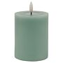 Luxe Collection Melt Effect 3x4 Sage Led Wax Candle