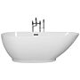 Freestanding Bath White Sanitary Acrylic Single 173 X 82 Cm Oval