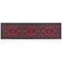 Runner Rug Red Polyester 80 X 300 Cm Hallway Kitchen Runner Long Carpet Anti-slip Backing