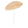 Outsunny Patio Garden Hawaii Beach Sun Umbrella Sunshade Hawaiian Folding Tilting Crank Parasol (wheat)