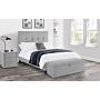 Sorrento High Headboard Bed 180cm - Light Grey