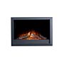 Adam Toronto Electric Wall Inset Fire With Logs & Remote Control In Black