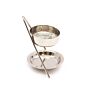 Plated Brass Resin Incense Warmer - Fixed