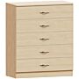 Riano 5 Drawer Chest, Pine