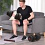 Homcom 30kg 2 In 1 Adjustable Dumbbells Weight Set, Black