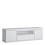 Fribo 2 Door 1 Drawer 166 Cm Wide Tv Cabinet In White