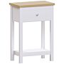 Vida Designs Arlington 1 Drawer Console Table, White