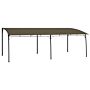 Vidaxl Garden Sunshade Awning 6x3x2.55 M Taupe