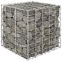 Vidaxl Cube Gabion Raised Bed Steel Wire 50x50x50 Cm