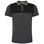 Liverpool Fc Neon Panel Polo Mens Charcoal Small