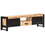 Vidaxl Tv Cabinet 140x30x40 Cm Rough Mango Wood