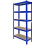 Monster Racking T-rax Heavy Duty Shelving Units, Blue, 75cm W, 30cm D