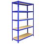 Monster Racking T-rax Strong Storage Shelves, Blue, 120cm W, 45cm D