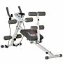 Homcom 2-in-1 Core&abdominal Trainers, Ab Trainer And Sit Up Bench, Core Muscle Trainer W/ Foam Roller, Adjustable Fitness Crunch Machine