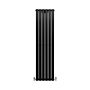 Designer Flat Panel Radiators Matt Black 1600mm X 420mm