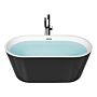 Freestanding Bath White Sanitary Acrylic Single 150 X 75 Cm Oval