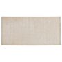 Area Rug Light Beige Viscose 80 X 150 Cm Tufted Low Pile