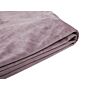 Bed Frame Cover Pink Velvet For Bed 180 X 200 Cm Removable Washable