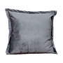 Snakeskin Textured Grey Velvet Cushion Cover