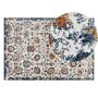 Area Rug Multicolour Synthetic Material 160 X 230 Cm Oriental Pattern Jute Backing