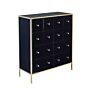 Fenwick Merchant Chest Black & Gold