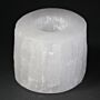 Selenite Cylinder Candle Holder - 8 Cm