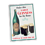 Vintage Metal Sign - Retro Advertising, Large Guinness