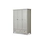 Maine 3 Door Combination Wardrobe - Dove Grey