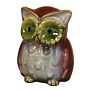 Ceramic Owl Bank - Red