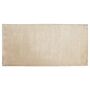 Rug Beige Viscose 80 X 150 Cm Hand Tufted Low Pile