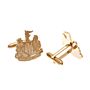 Newcastle United Fc Gold Plated Cufflinks