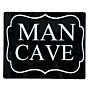 Metal Art Wall/door Sign. - Man Cave