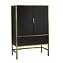 Monaco Drinks Cabinet Black