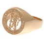 Chelsea Fc 9ct Gold Crest Ring Large